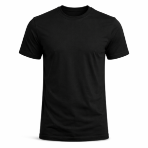 Elite Black Cotton T-Shirt